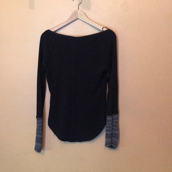 Free People woven Long sleeve top - Picture 2 of 3